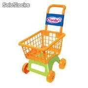 Shopping cart naranja - muñecas y accesorios de nena