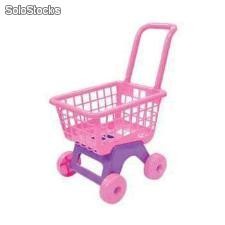 Shopping cart rosa - muñecas y accesorios de nena