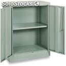 Short metal locker - mod. bas 80/100 - single unit structure with doors -