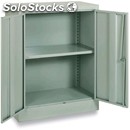 Short metal locker - mod. bas 80/100 - single unit structure with doors -