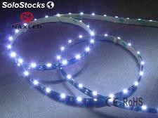 side emitting 335 led flexible strips, white pcb, 8mm width, 60led/m