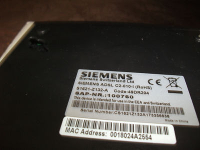 Siemens ADSL C2-010-I router modem - Zdjęcie 4