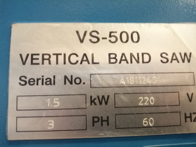 Sierra cinta vertical ancho de corte 500MM marca saturno vs-500 - Foto 5