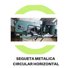 Sierra metalica circular horizontal