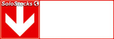 Signalisation incendie (rectangles) - Pictogrammes de sécurité Panneau FLÈCHE