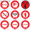 Signalisation incendie (ronds) - Pictogrammes de sécurité Panneau de séucrité - 1