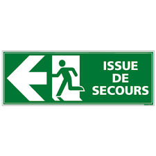 Signalisation Issue de Secours -Panneaux issue de secours, sorties de secours...