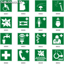Signalisation Secours,Sauvetage, pictogrammes évacuation - Photo 2