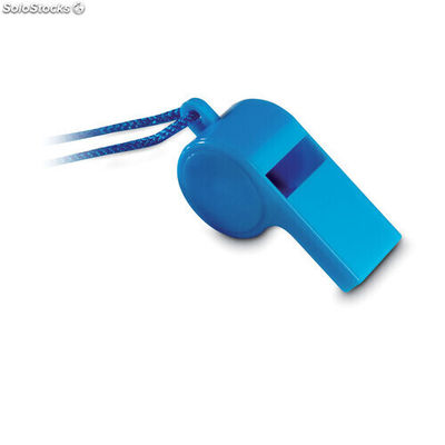 Silbato con cordón seguridad azul MIMO7168-04