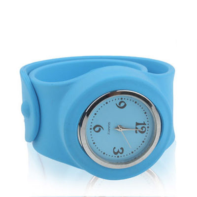 Silicio cuarzo Snap Sport reloj de pulsera (azul)