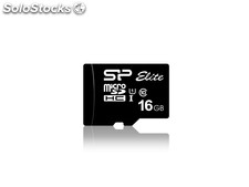 Silicon Power Micro SDCard 16GB uhs-1 Elite/Cl.10 w/Adap SP016GBSTHBU1V10SP