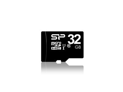 Silicon Power Micro SDCard 32GB sdhc Class 10 w/Ada. SP032GBSTH010V10SP