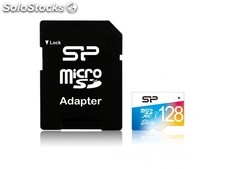 Silicon Power MicroSDXC 128GB uhs-1 Elite/cl.10 w/Adap SP128GBSTXBU1V20SP