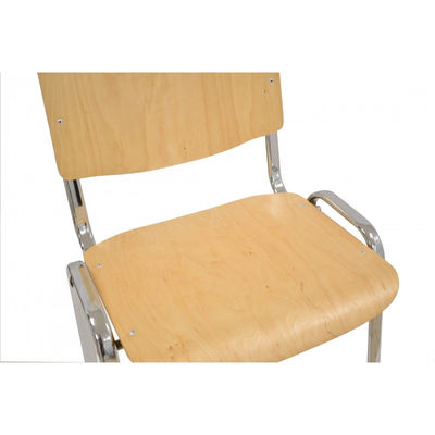 Silla colectividad asiento y respaldo madera NIZA NEW - Foto 3
