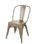 Silla colores apilable silla de cafetería silla de comedor con asiento de madera - 1