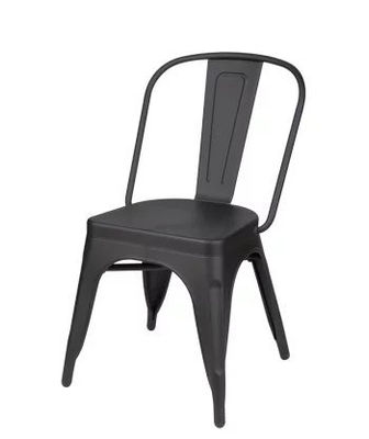 Silla colores apilable silla de cafetería silla de comedor con asiento de madera - Foto 3
