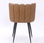 Silla conchar marrón claro - tapizado velvet - Foto 2