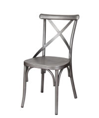 silla de cafetería silla comedor de acero - Foto 3