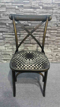 silla de cafetería silla comedor de acero - Foto 4