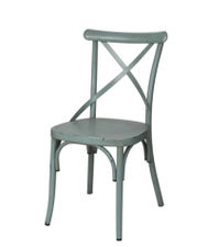 silla de cafetería silla comedor de acero