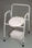 Silla de caño elevador de inodoro regulable - fijo - plegable - reforzado - 1