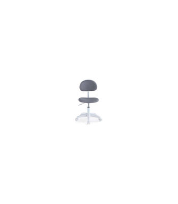 Silla de escritorio giratoria Lucky gris/blanco, 88 cm(alto)54 cm(ancho)54