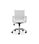 Silla de escritorio giratoria Lucy en blanco 89-99 cm(alto)64 cm(ancho)64 - Foto 2