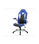 Silla de escritorio Victoria en azul y negro. Alto: 112-120, Ancho: 70, Fondo: - Foto 3