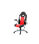 Silla de escritorio Victoria en negro y rojo. Alto: 112-120, Ancho: 70, Fondo: - 1