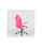 Silla de escritorio Victoria en rosa y negro. Alto: 112-120, Ancho: 70, Fondo: - Foto 2