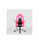 Silla de escritorio Victoria en rosa y negro. Alto: 112-120, Ancho: 70, Fondo: - Foto 3