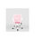 Silla de estudio juvenil Martina en rosa y blanco. Alto: 88-98, Ancho: 57, - Foto 2