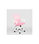 Silla de estudio juvenil Martina en rosa y blanco. Alto: 88-98, Ancho: 57, - Foto 3