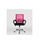 Silla de estudio juvenil Martina en rosa y negro. Alto: 88-98, Ancho: 57, Fondo: - 1