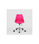 Silla de oficina Adriana acabado rosa. Alto: 85.5-100.5cm Ancho: 47.5cm Fondo: - 1