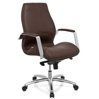 Silla de Oficina / Despacho DURBAN diseño atractivo y muy cómodo, marrón