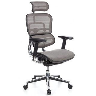 Silla de oficina Ergonómica ERGOMAX, Ajustable color gris