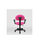 Silla de oficina Leyre acabado rosa, Alto: 80.5/92.5 Ancho: 55. Fondo: 58,5 - Foto 2