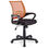 Silla de oficina SEUL con asiento acolchado, en naranja - 2