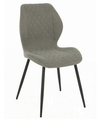 Silla demard gris - metal tapizada