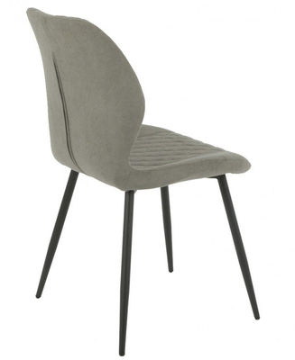 Silla demard gris - metal tapizada - Foto 4