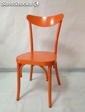 Silla diseño de moda simple silla de cafeteríatería silla metal