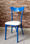 Silla diseño de moda simple silla de cafeteríatería silla metal - Foto 4