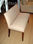 silla doble tapizada en ecocuero - 1