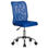 Silla escritorio juvenil JUNIOR MALLA, en malla color azul - 2