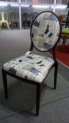 Silla estilo francés Louis ronda de vuelta silla Francesa tapicería antigua - Foto 3