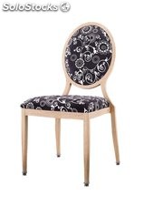 Silla estilo francés Louis ronda de vuelta silla Francesa tapicería antigua