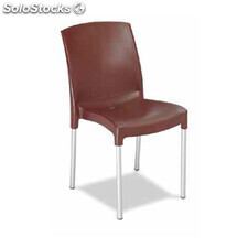 Silla exterior modelo M1662 romero - Chocolate