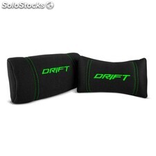 Silla Gaming drift DR100BG 90-160º Espuma Tela Verde Negro