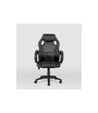 Silla gaming Olimpia tapizada en piel sintética negro, 118/127cm(alto)